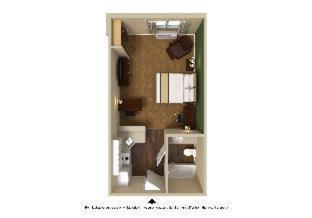 Studio 2 Queen Beds Non-Smoking